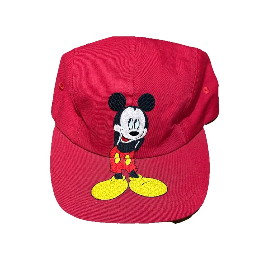 Vtg Mickey Mouse Disney Unlimited Cap/Hat Embroidery On Cap and Bill 90's EUC